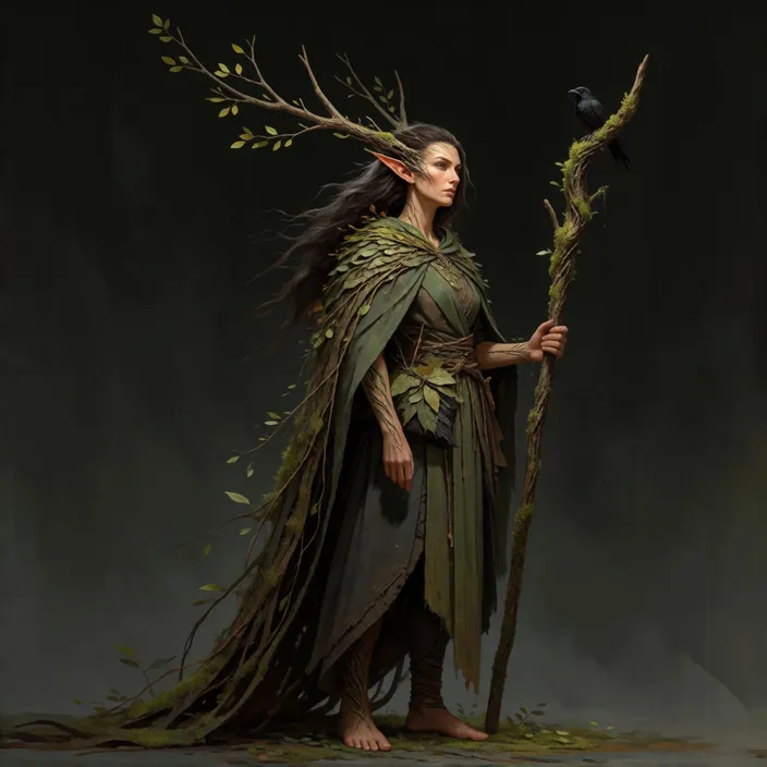 A portrait of Eryndra