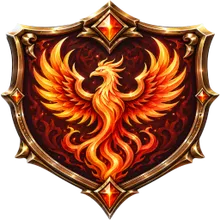 The crest of the Flaming Phoenix