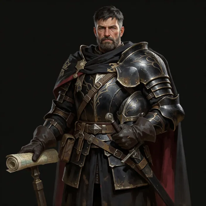 A portrait of General Tharos