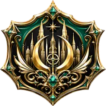 The crest of the Gilded Coven