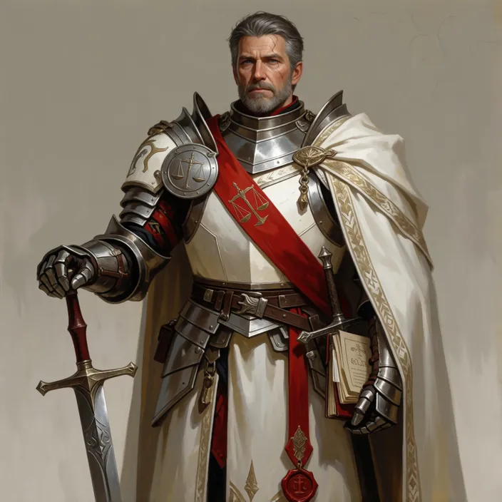 A portrait of Lord Marshal Caedmon Vale