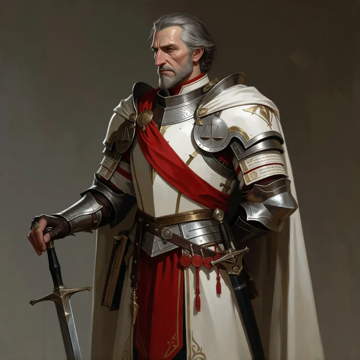 A portrait of Lord Marshal Caedmon Vale