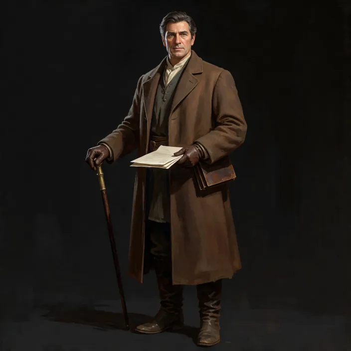 A portrait of Master Corven