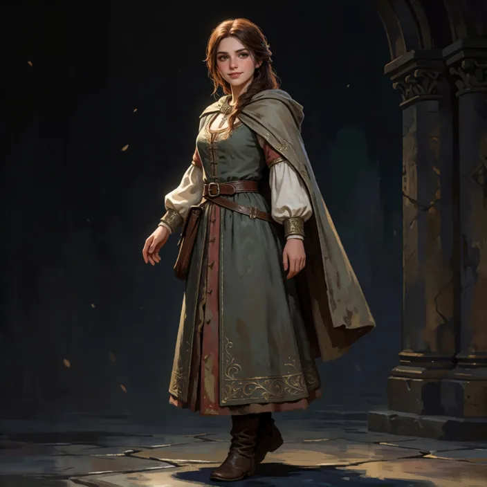A portrait of Mira Saren